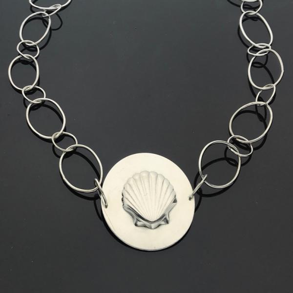 Argentium Seashell Necklace