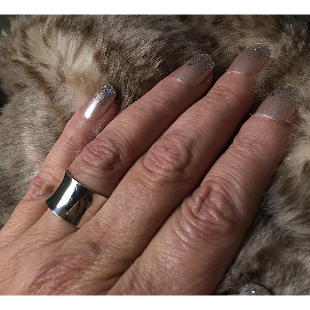 Sterling Silver Anticlastic Cuff Ring picture