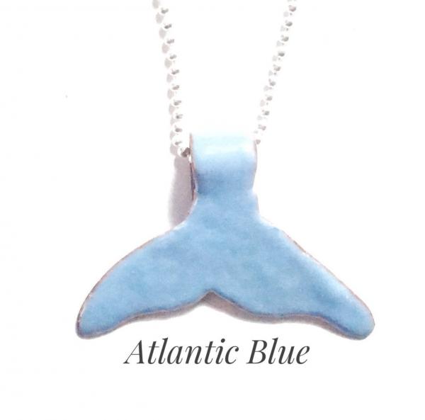 Enameled Whale Fluke Necklace picture