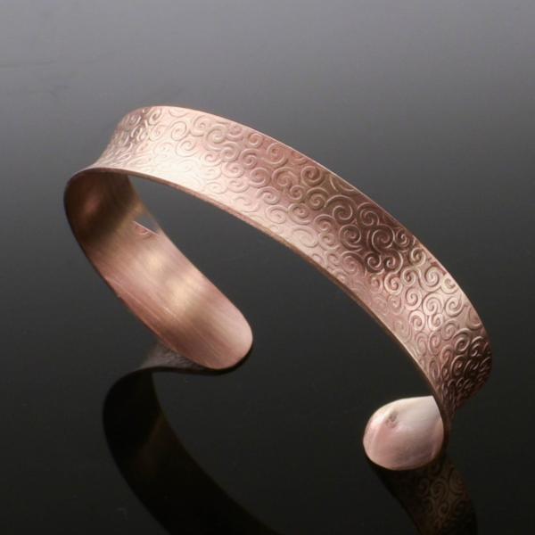 Copper Anticlastic Majestic Slim Cuff picture