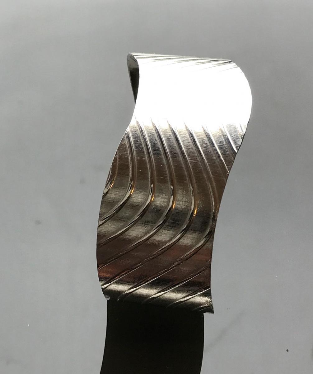 Fine Silver Wave Cuff Medium Width picture