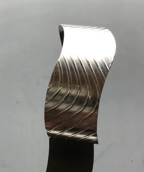 Fine Silver Wave Cuff Medium Width picture