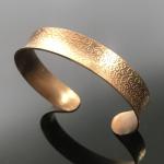 Bronze Anticlastic Majestic Slim Cuff