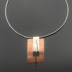 Sterling Silver and Copper Necklace-Confidence