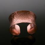 Copper Anticlastic Majestic Cuff