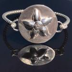 Argentium Silver Starfish Cuff Bracelet