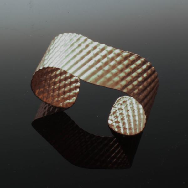 Copper Corrugated Quilt Cuff picture