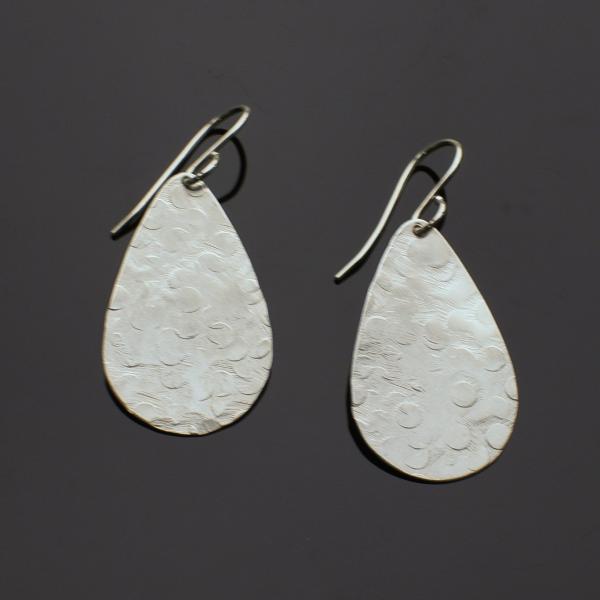 Sterling Silver Bubble Textured Earrings