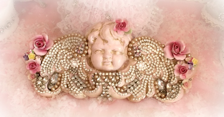 Bejeweled Cherub Wall Art picture