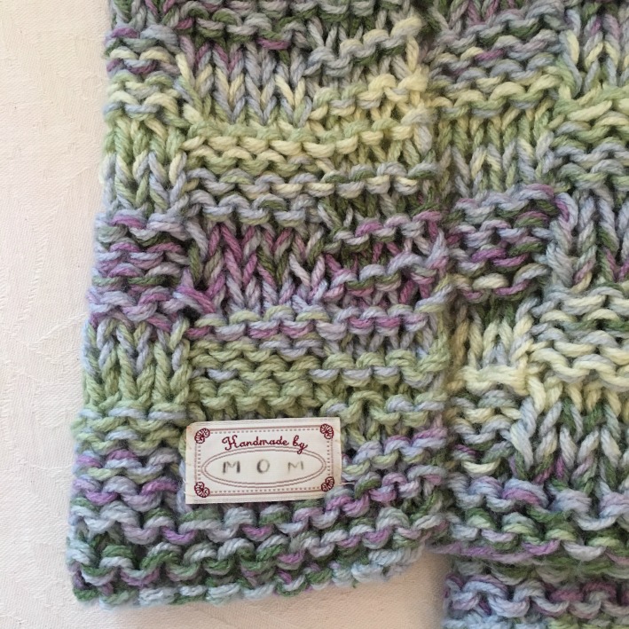 Hand Knit Throw Blanket picture