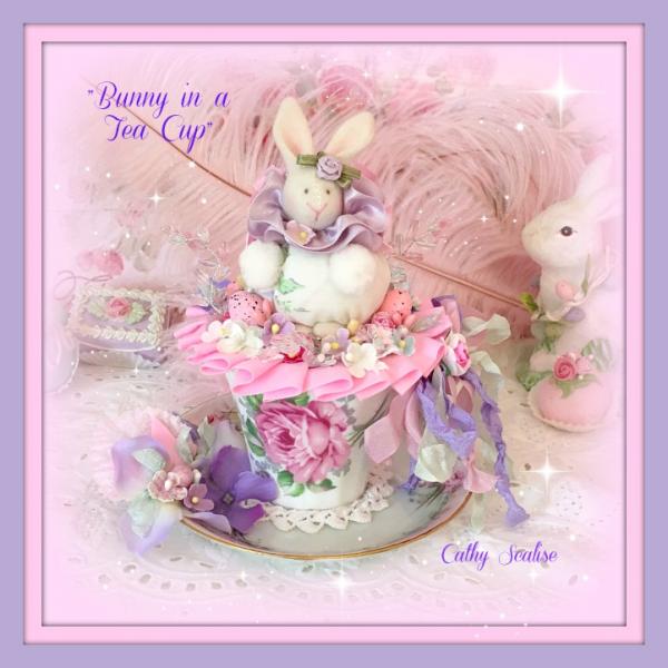 Bunny In A Teacup Centerpiece picture