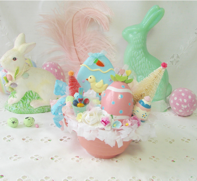 Easter Tea Cup Centerpieces (Two) picture