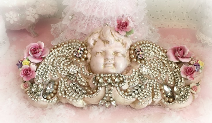 Bejeweled Cherub Wall Art picture