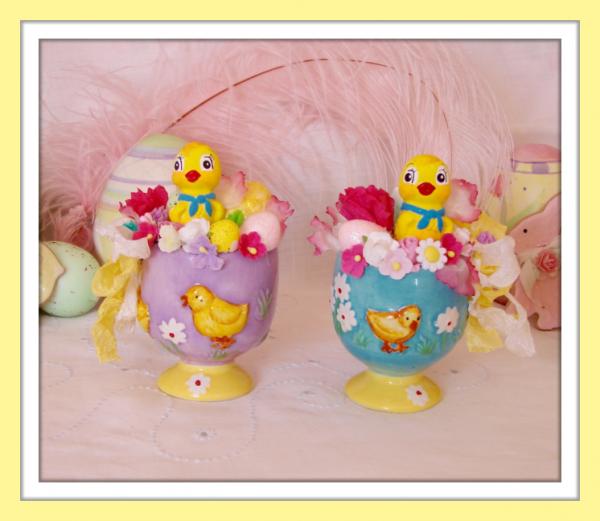 Easter Chickadee Decorations (2)