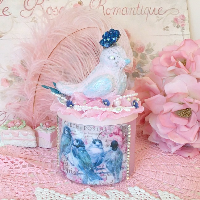 Bluebird Flamless Candle picture