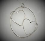 Twin Hearts Pendant - 32691