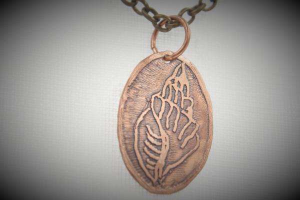 Etched Copper Pendant- 32650