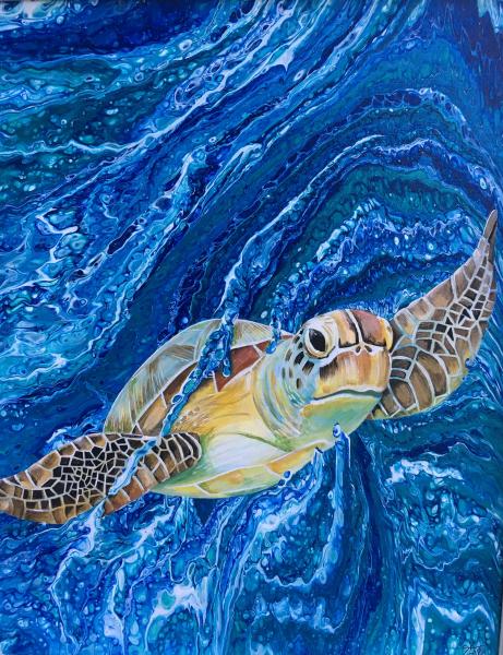 Sea Turtle Print picture