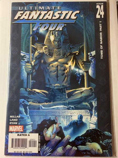 Ultimate Fantastic Four #24 MARVEL TOMB OF NAMOR PART 1 MARK MILLAR