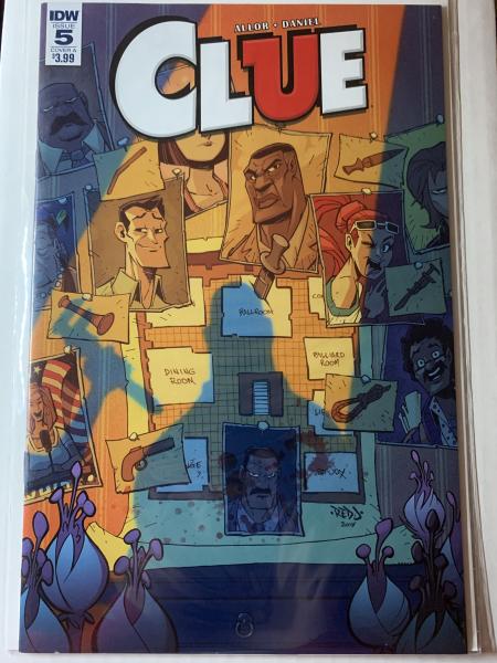 Clue #5 2017 Jon Sommariva Main Cover A IDW Comic Book