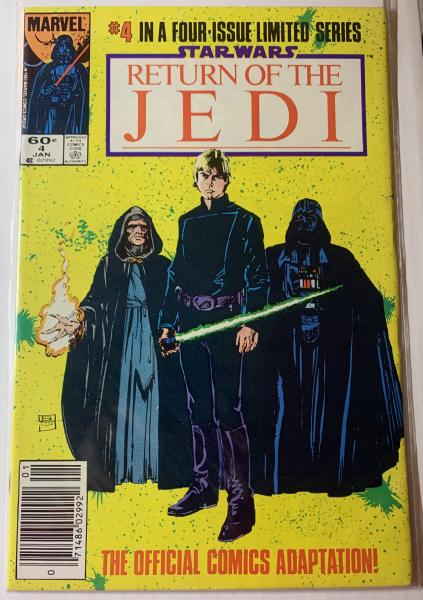Star Wars Return of the Jedi #1-4 complete set lot of 4 Marvel 1983 picture