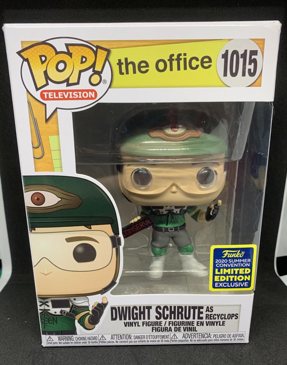 dwight schrute funko pop recyclops