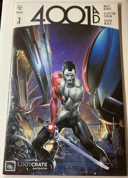 Loot Crate Exclusive Matt Kindt 4001 AD #1 Clayton Crain (Valiant, 2016)