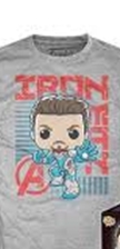 Funko Pop! Tees Avengers Endgame Iron Man Tony Stark Size XL Target Exclusive