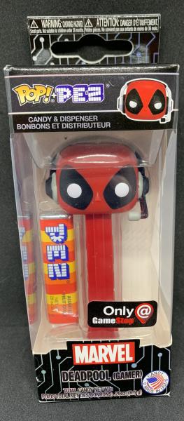 Funko POP! PEZ Marvel Gamer Deadpool Gamestop Exclusive