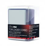 Ultra Pro 3 X 4 Regular Clear Box, Toploader with Card Sleeves 25ct "Combo"
