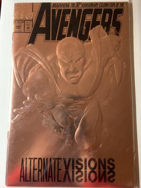 Avengers #360 Foil Embossed Alternate Visions Marvel Comics Comic