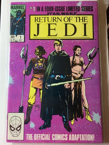 Star Wars Return of the Jedi #1-4 complete set lot of 4 Marvel 1983