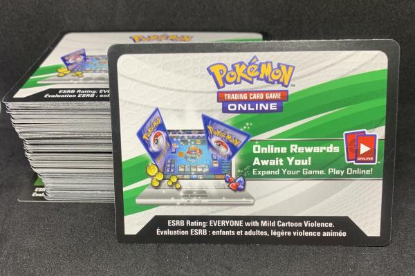 UnUsed Pokemon TCG Online Codes Lot 132 cards (Mixed)