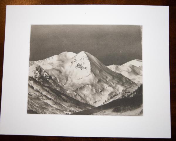 Snowcapped peaks in Colorado picture