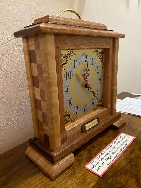 Pecky Bolivian Walnut & Curly Maple picture