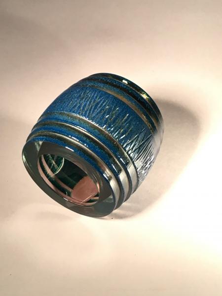 Cuff - tourmaline, opaque blue