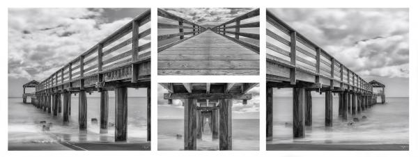 Pier In Perspective - 4 piece series