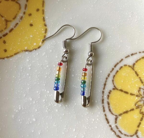 Safety Pin Earrings