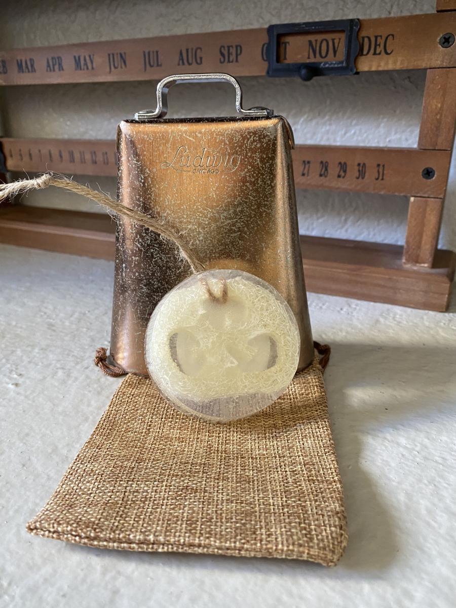 Loofah soap picture