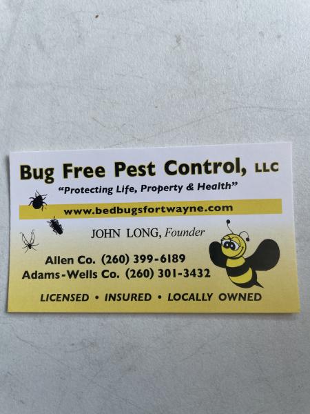 Bug free pest control, LLC