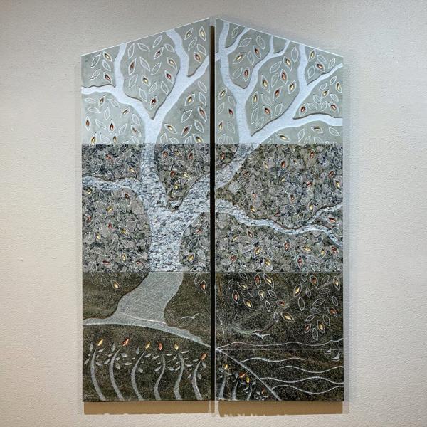 Willow by the Water - 2 panels