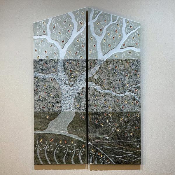 Willow by the Water - 2 panels picture