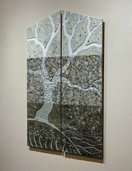 Willow by the Water - 2 panels picture