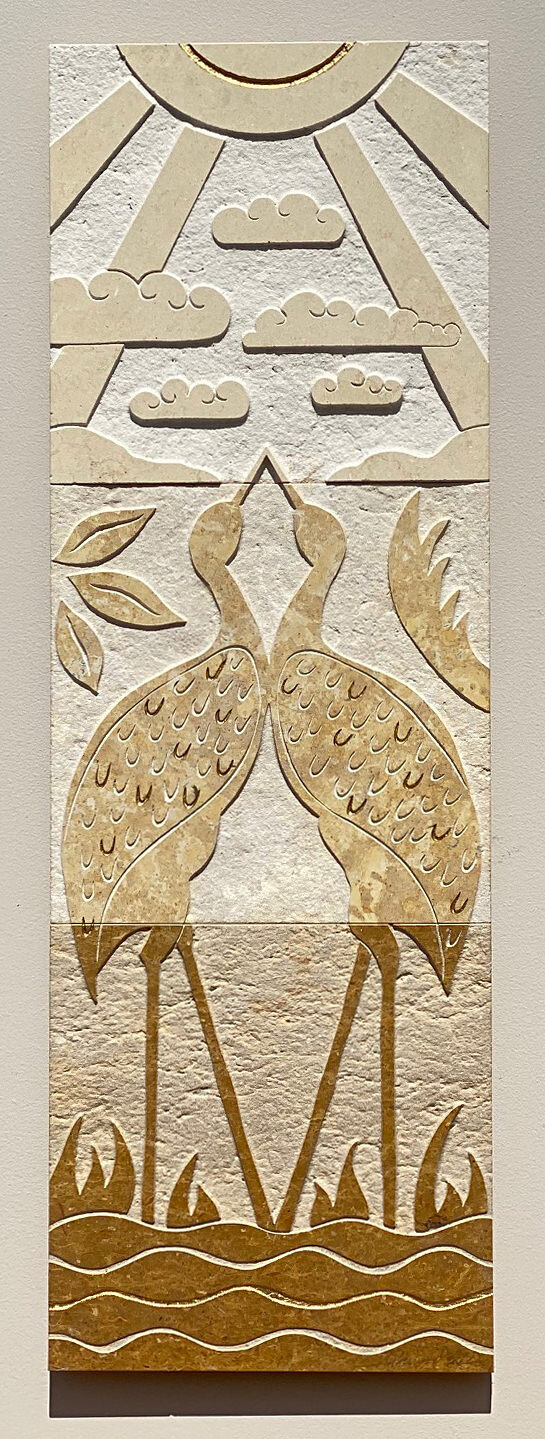 Art Deco Bird - single panel picture