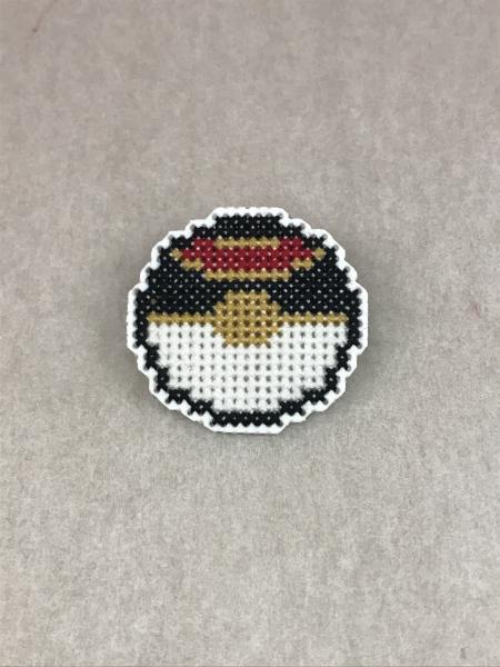 Luxury Ball Cross Stitch Pin