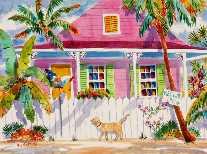 Key West Characters Print 11 x 14 picture
