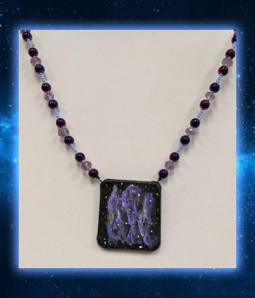 Necklace: Purple Square