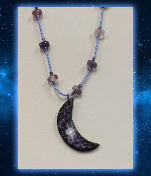 Necklace: Purple Moon picture