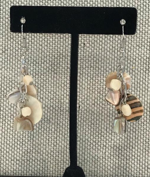 Shell Chain Bead Earrings picture