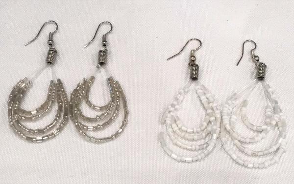 4 Loop Earring on Clear Cord picture